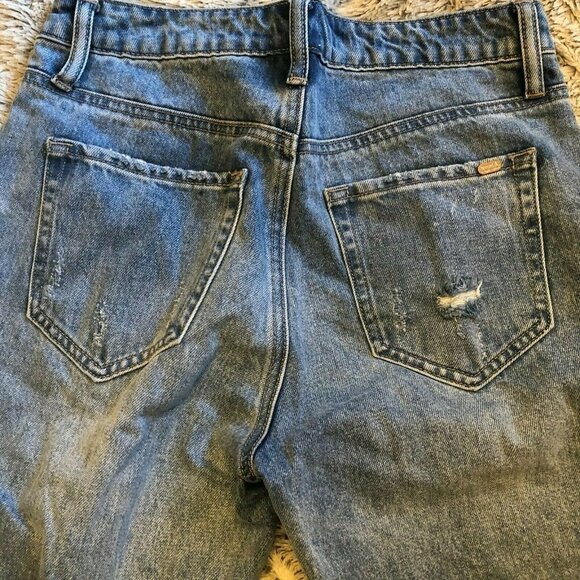 Special A Women's Light Wash Distressed Denim Skinny Jeans Size 1 - Picture 3 of 9